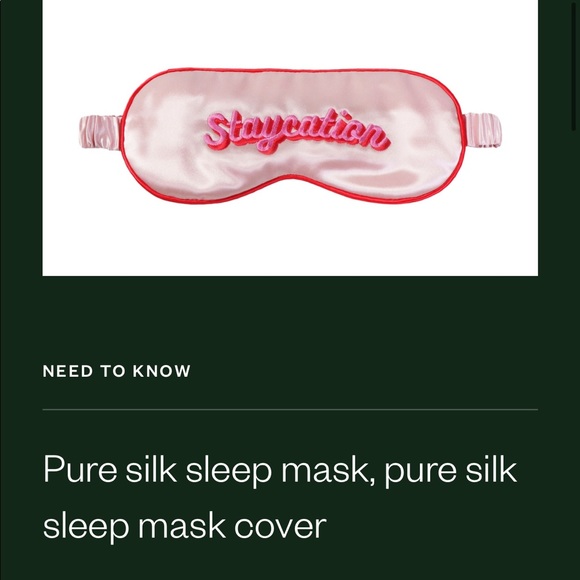 💰HostPick💰 NWT SLEEP MASK and PILLOWCASE - STAYCATION SET ➡️ SOLD OUT - Picture 3 of 7